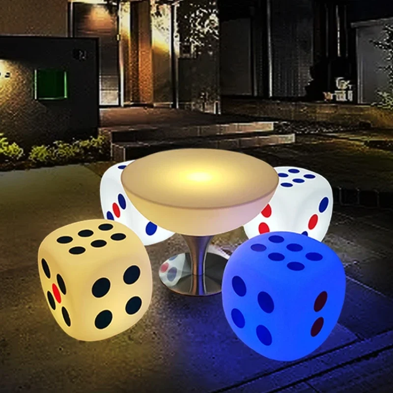 LED Luminous Bar, KTV Stool, Outdoor Lounge, Table, Chair, Coffee Table, Cube Sieve Cup, Loose Table