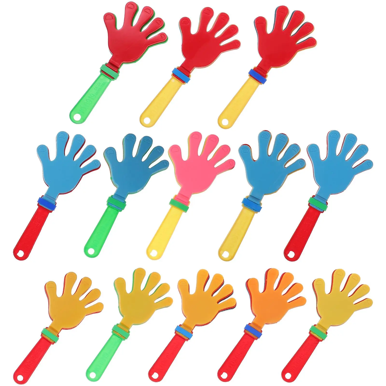 

24 Pcs Hand Toys 7 5 Inch Party Children Gifts Cheer Clappers Plastic Musical Instruments