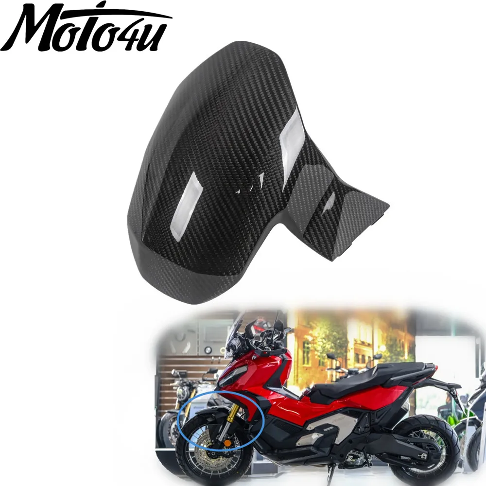 

Carbon Fiber Motorcycle Front Fender Hugger Mudguard for Honda X-ADV Forza 750 2017 2018 2019 2020 2021 2022 2023 2024 2025
