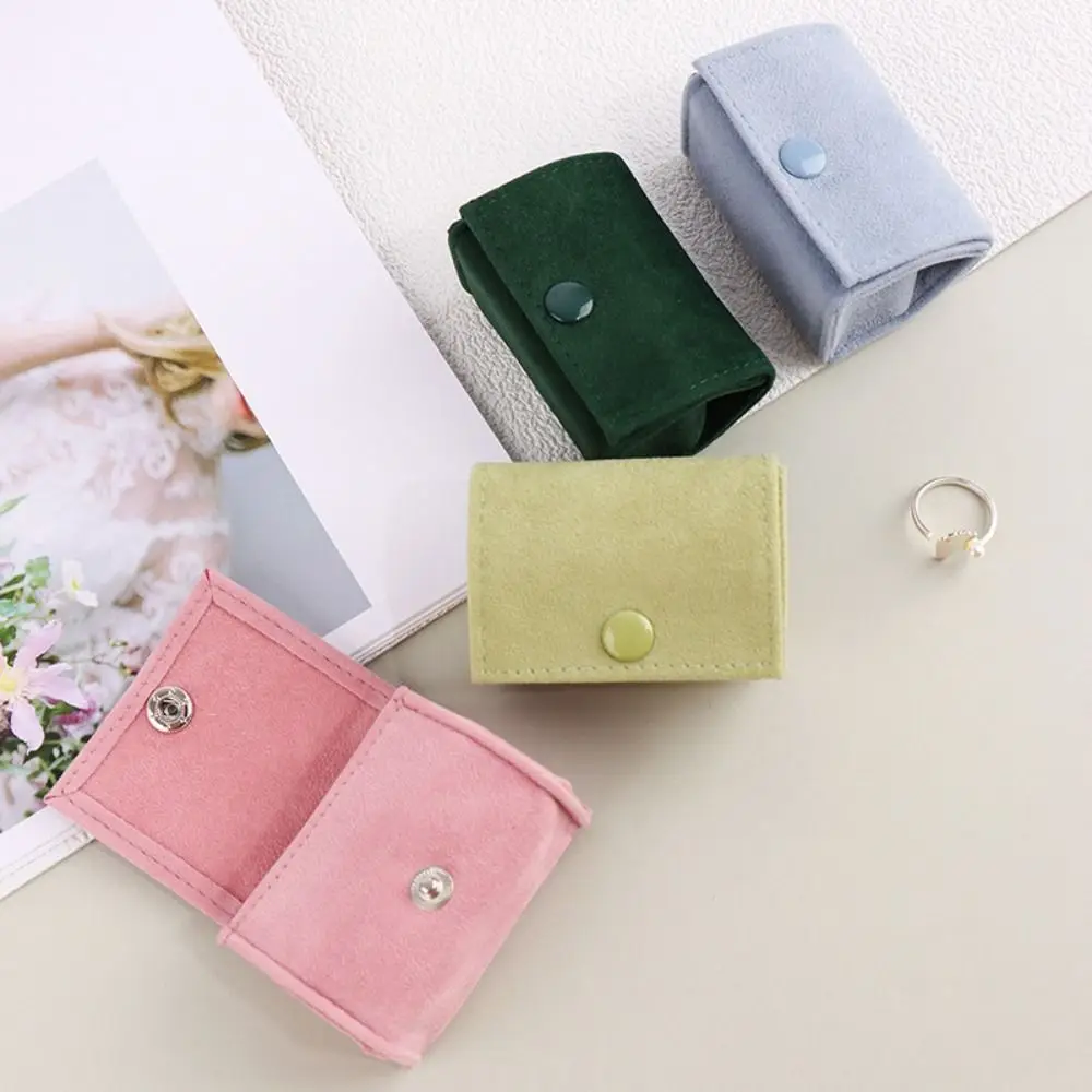 

Exquisite Velvet Rng Jewelry Box Multi-purpose Multi-functional Mini Storage Box Portable Ornament Jewelry Organizer Gifts
