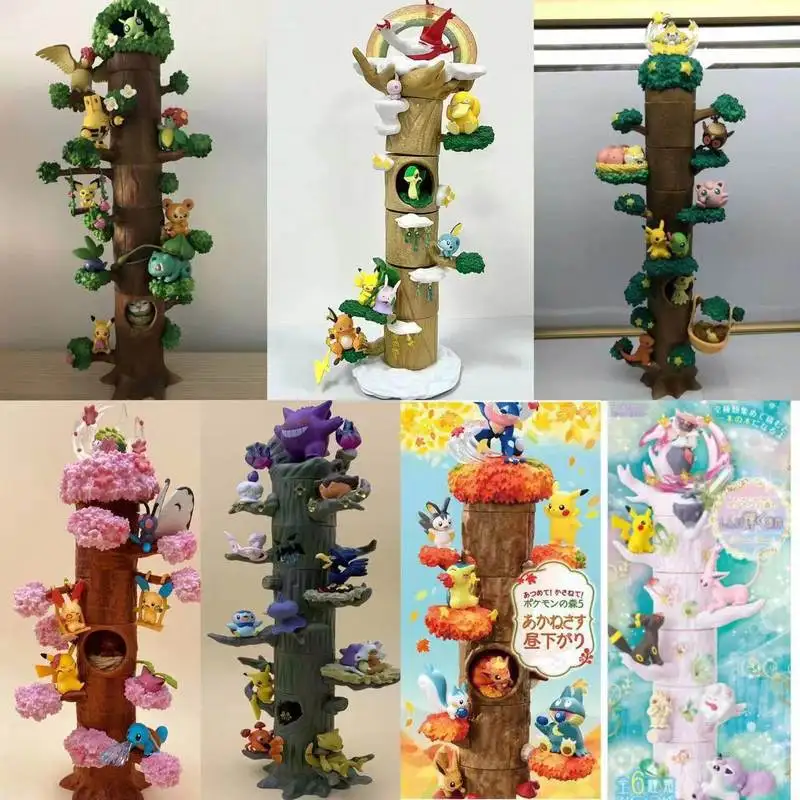 pokemon-tree-stump-figurines-q-version-set-of-6-pcs-v6-pvc-collectible-home-desktop-ornament-action-figures-collect-toy-gifts