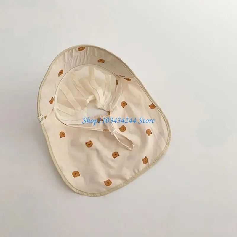 قبعة شمس للأطفال جاهزة للمغامرة مع غطاء للرقبة والأذن، قبعة شاطئ قطنية ناعمة، تصميم جميل، قبعة أطفال محمولة #2