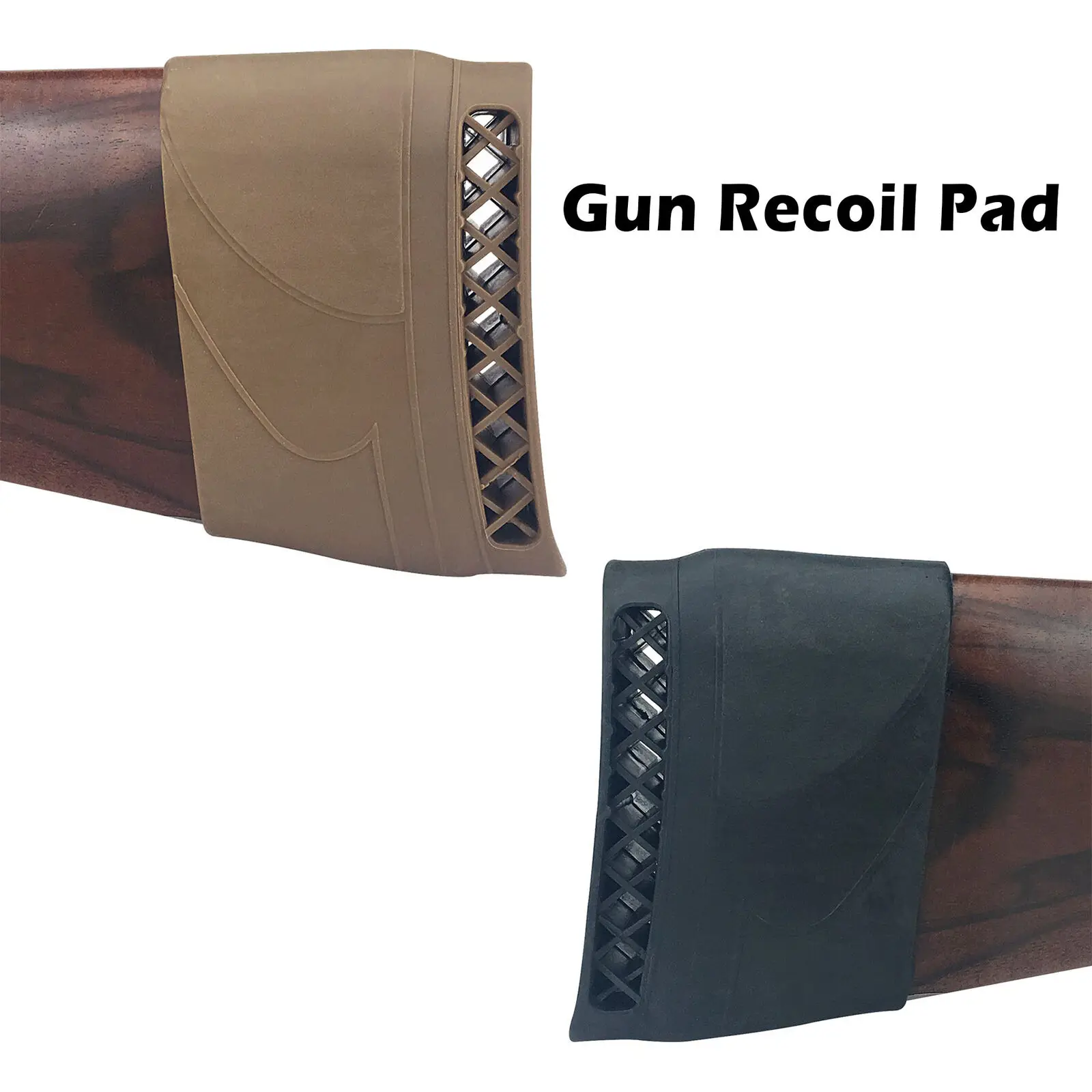 

Durale Rubber Shotgun Rifle Buttstock Recoil Pad Easy Slip On Cushion