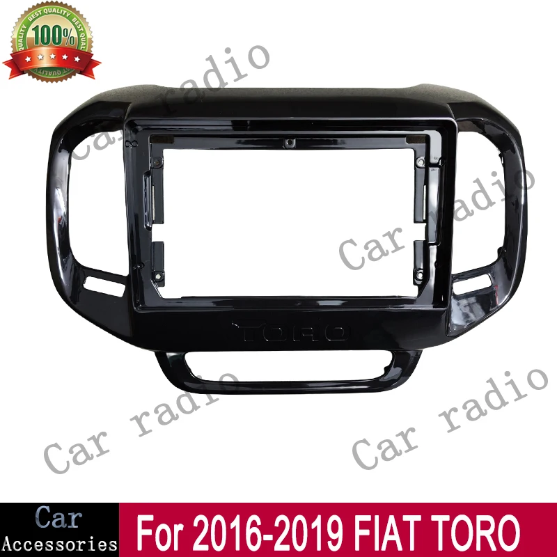 Para 2016-2019 fiat toro 9 Polegada rádio do carro android quadro estéreo player 2din unidade principal painel de fáscia painel painel capa