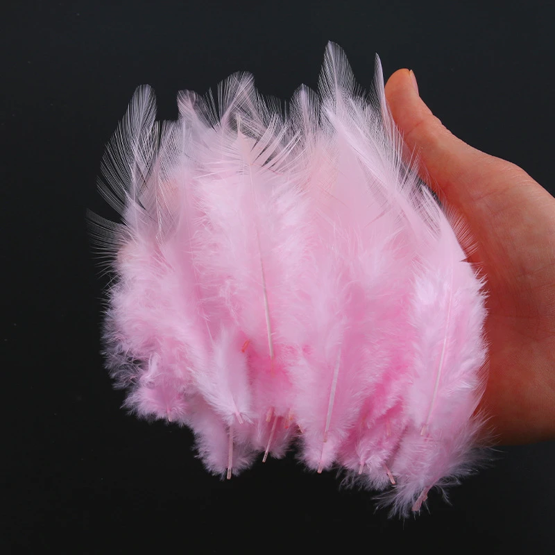 

Перья фазана 10-15 см для рукоделия, украшений, поделок, розовые перья, материалы для ловцов снов, аксессуары для вязания мух