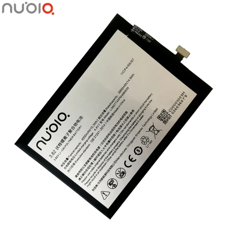 New Original 3800mAh Li3937T44P6h886639 Battery For ZTE Nubia Red Magic / Red Magic Mars / Red Devil / NX609J Phone Batteries