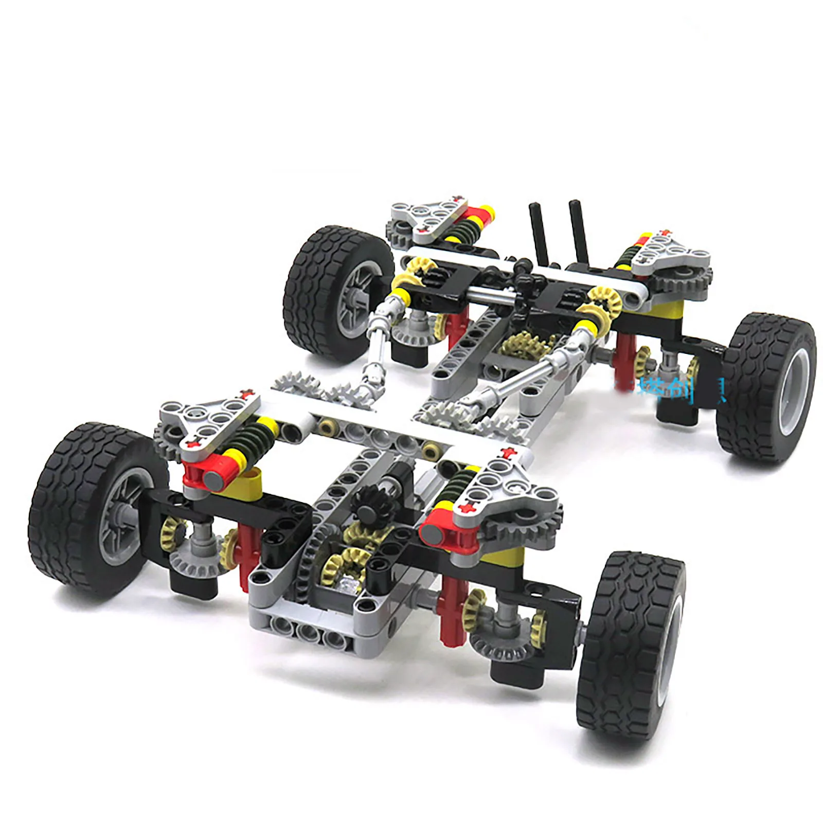 MOC Base châssis de voiture technologie blocs de construction assemblage éducatif Puzzle bricolage véhicules modifiés modèle briques jouets garçons cadeaux