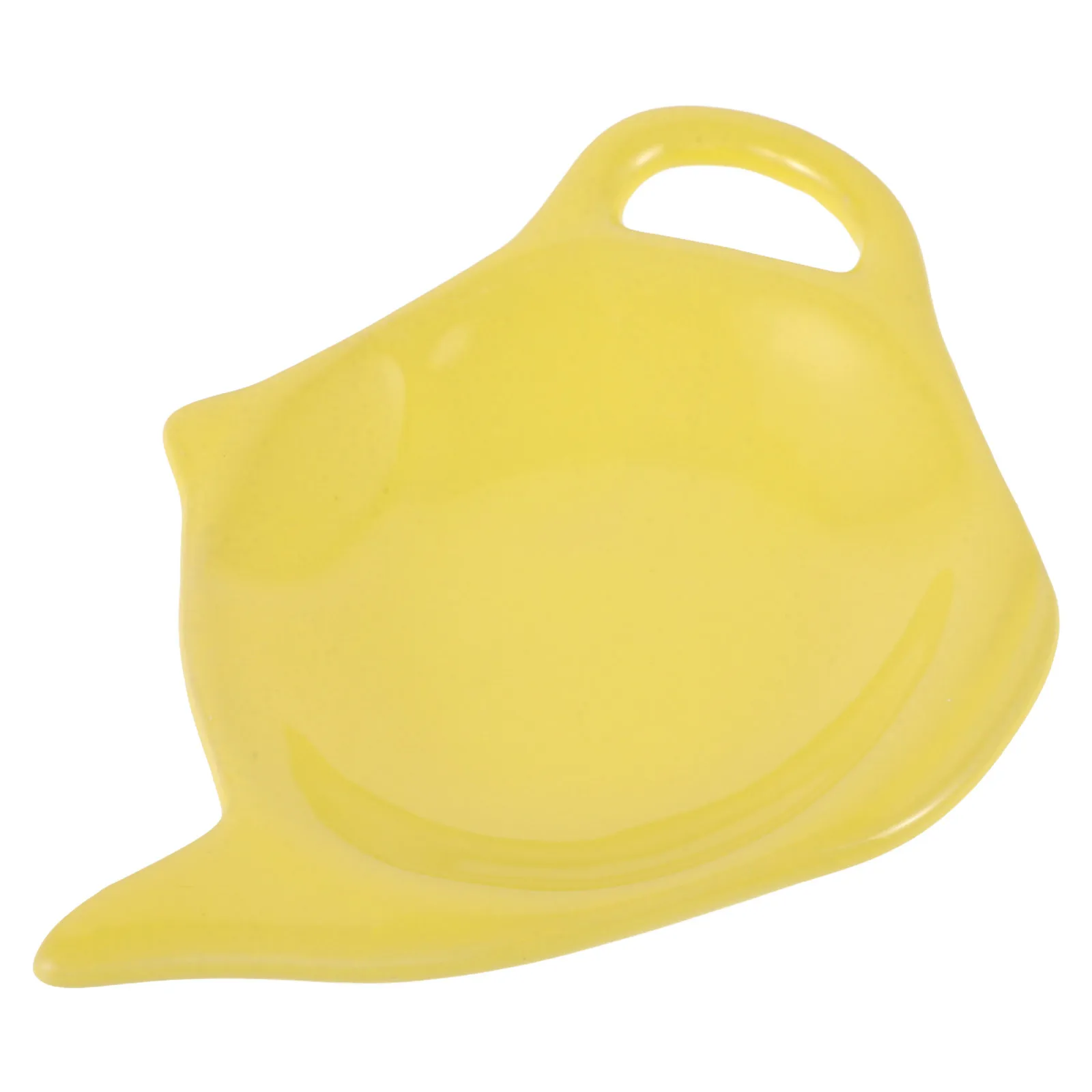 Sottobicchiere per bustine di tè in ceramica Vassoio decorativo a forma di teiera Porta bustine di tè Ciotola per snack Piatto multiuso Accessori per caffè