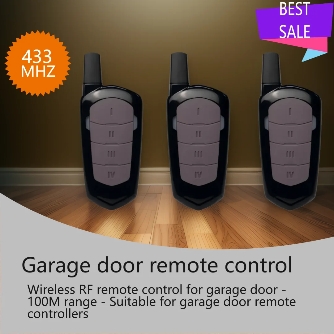 

Garagem copiadora de controle remoto 433mhz porta comando abridor porta de garagem controle remoto clone código fixo