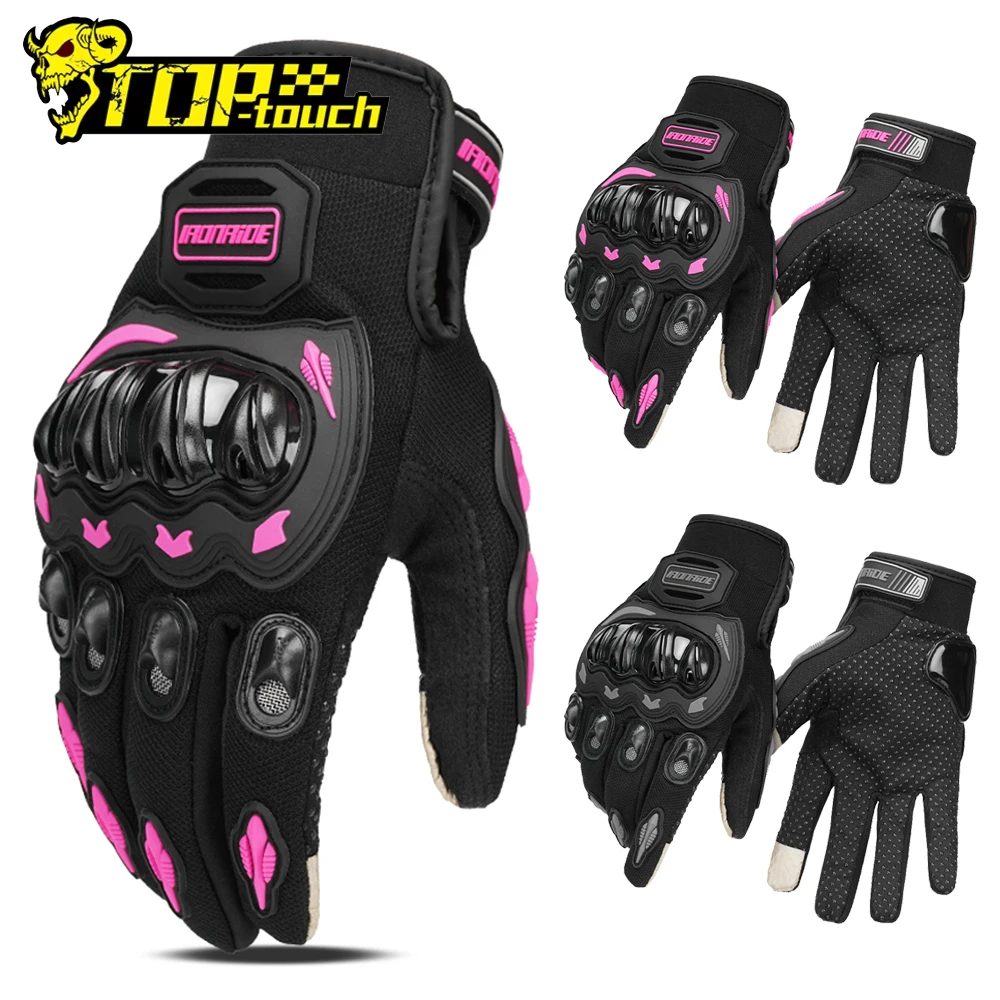 

Motorcycle Full Finger Protective Gloves Breathable Motorbike Gloves Touch Screen Outdoor Motocross Riding Gloves Non-slip M-2XL