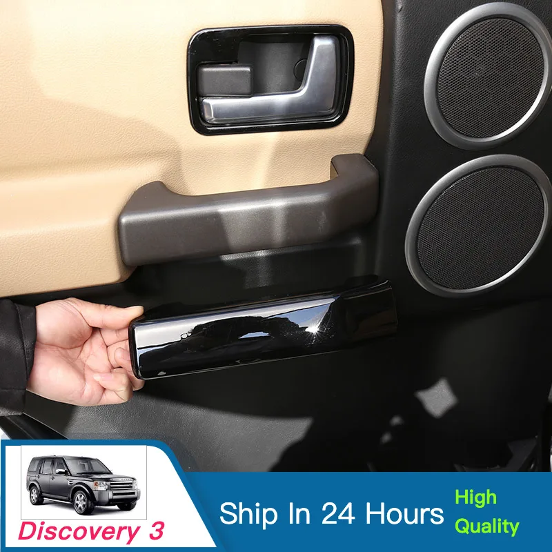 Car For Land rover Discovery 3 LR3 2004 05 06 07 08 2009 ABS chrome Car Inside Door handle decoration cover Stickers Car Accesso