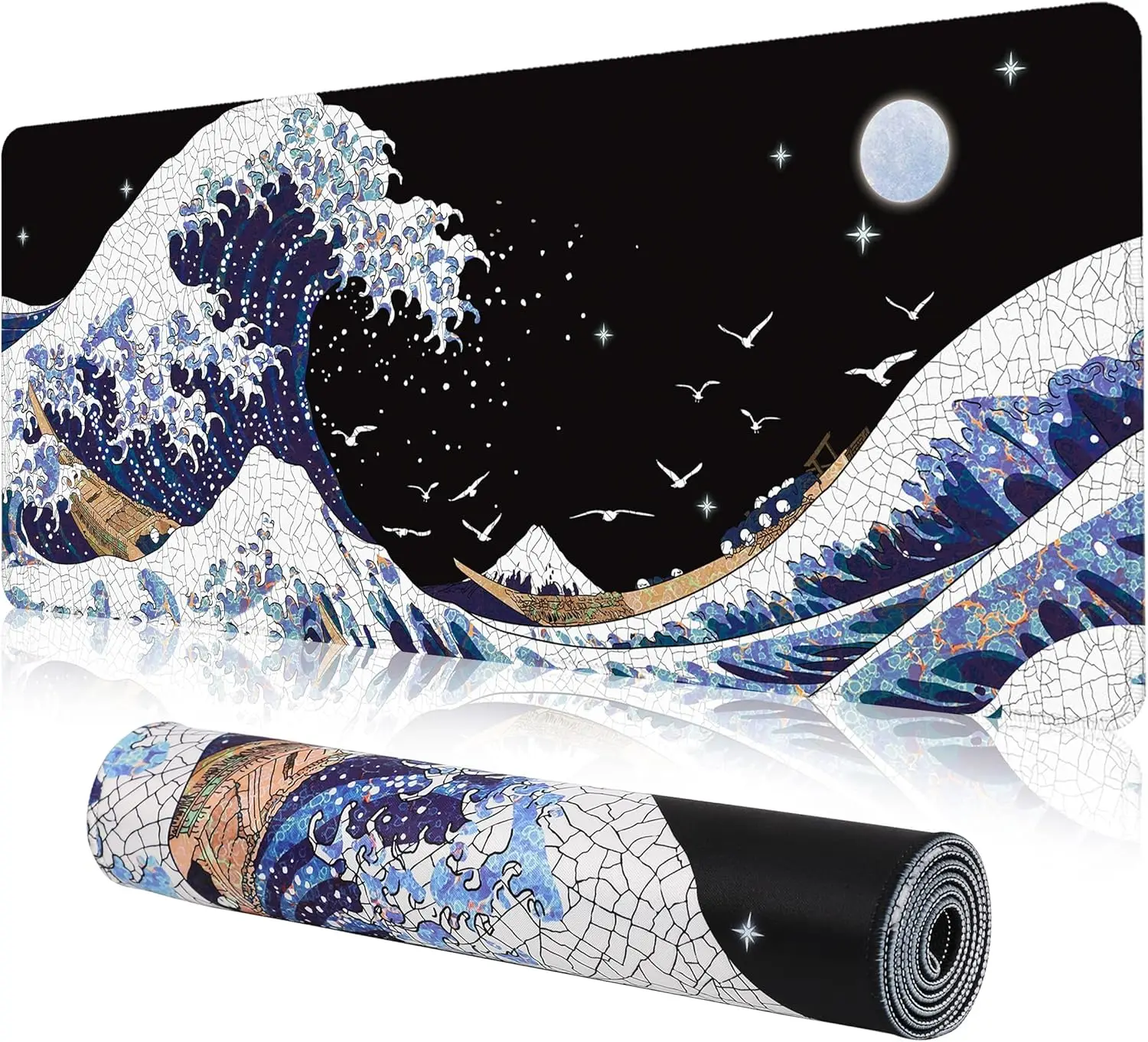 

Wave Mouse Pad Gaming Room Decoration Pc Desk Mat Mouse Pad Xxl Gamer Accessories Pad To Computer Carpet Table Pads Desktop