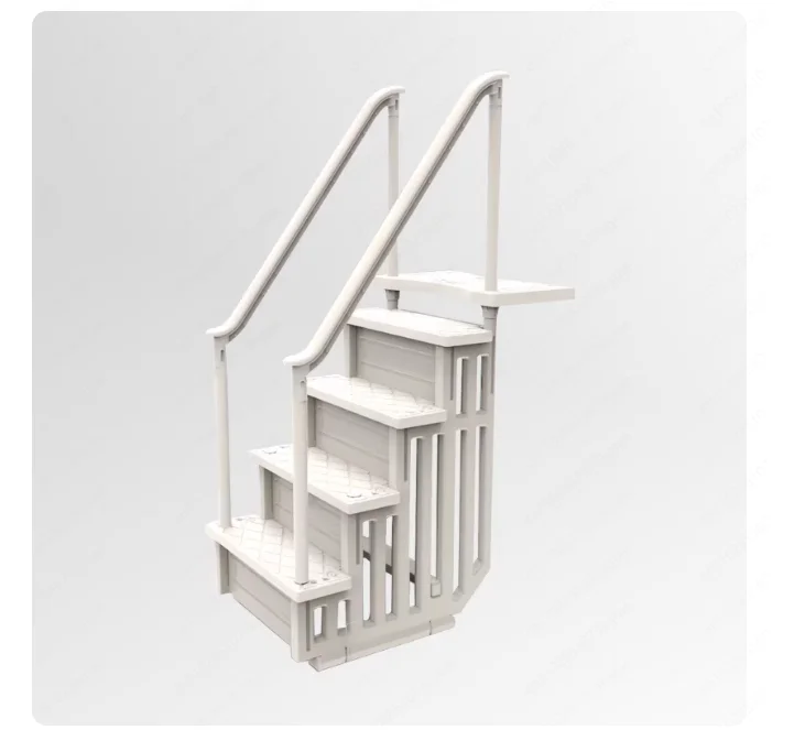 Thickened Pedal Ladder Anti-skid Blow Molding Double-sided Staircase Swimming Pool Launching Escalator