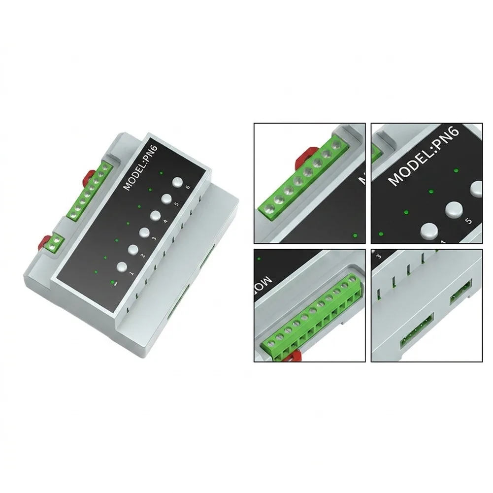 Smart For Zigbee 6-Channel Switch Module Designed for Tuya Ecosystem with For Remote Control and Timing Functions