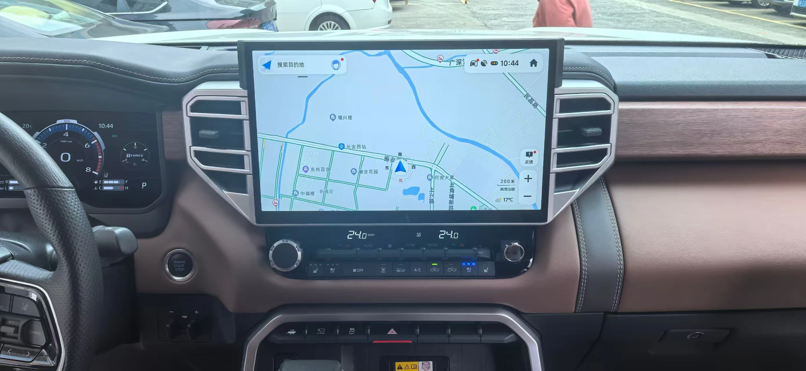 شاشة QLED مقاس 14.6 بوصة لسيارة Toyota Tundra 2015 - 2024 Sequoia CarPlay أندرويد ستيريو نظام تحديد المواقع والملاحة راديو السيارة مشغل وسائط متعددة HU