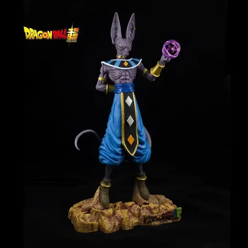 Figurine Dragon Ball Z Beerus de 30cm, Super Dieu de la destruction, modèle de collection, jouet pour enfants, cadeaux