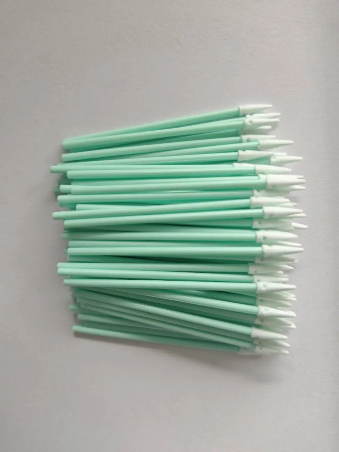 100 unidades/bolsa de almohadillas de espuma desechables para limpieza de fibra óptica, microesponjas de limpieza para mantenimiento de cabezales de impresión y cables de fibra, herramientas de limpieza