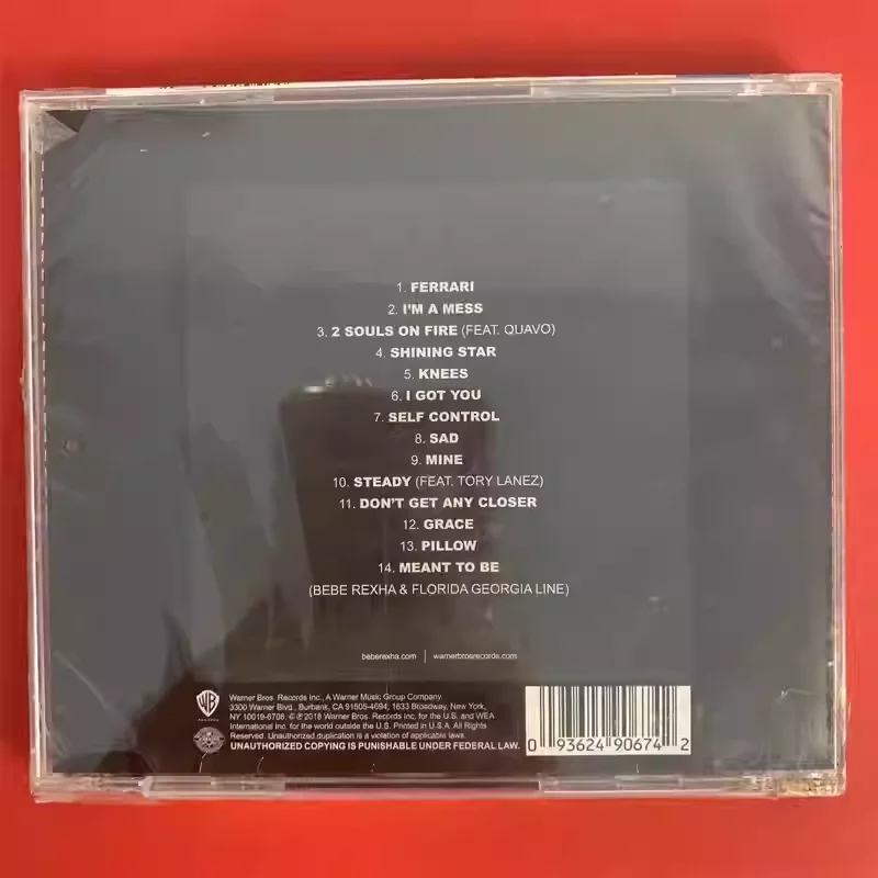 CD Clásico de Pop y Electropop, Álbum Bebe Rexha, CD Musical Expectations, Disco Musical, Cosplay, Walkman, Bandas Sonoras para Auto, Caja de Regalo