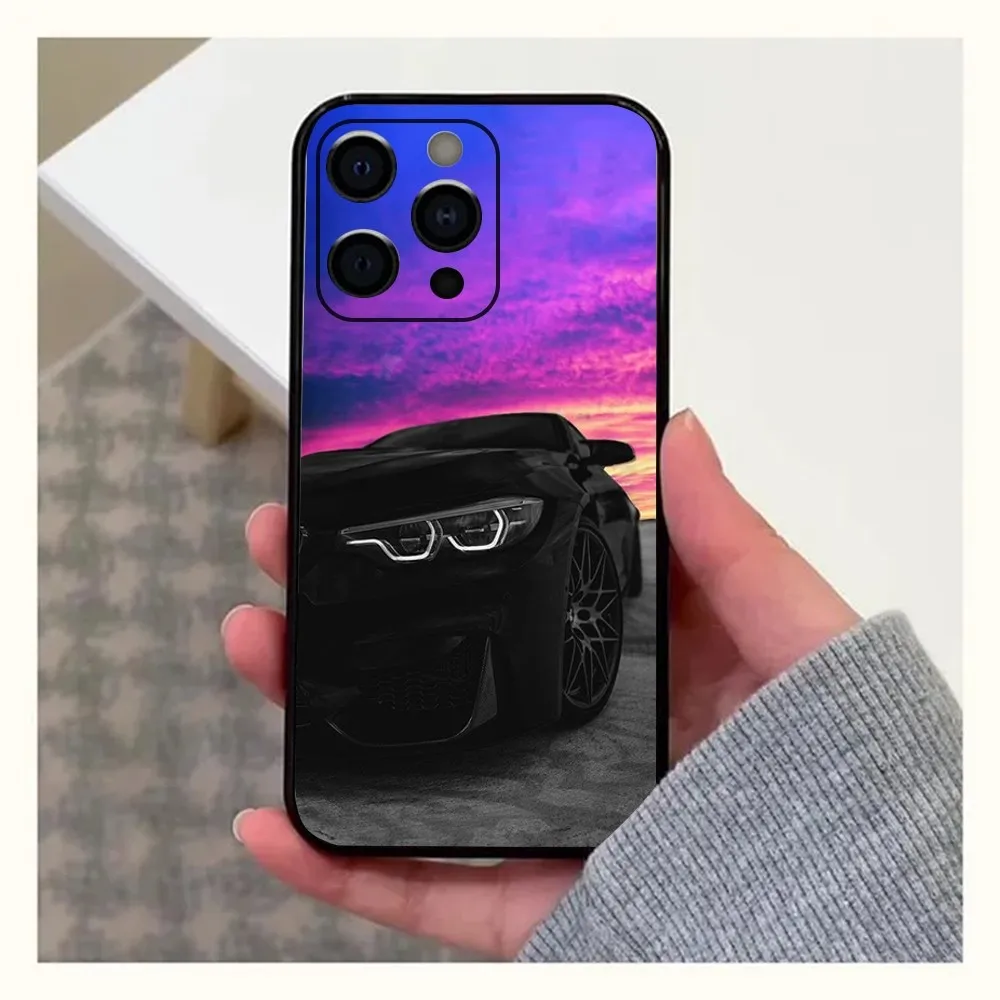 Blue Red Car COOL B-Bmwes Phone Case For Apple iPhone 15,14,13,12,11,Pro,X,XS,Max,XR,Plus,Mini Soft Black Cover