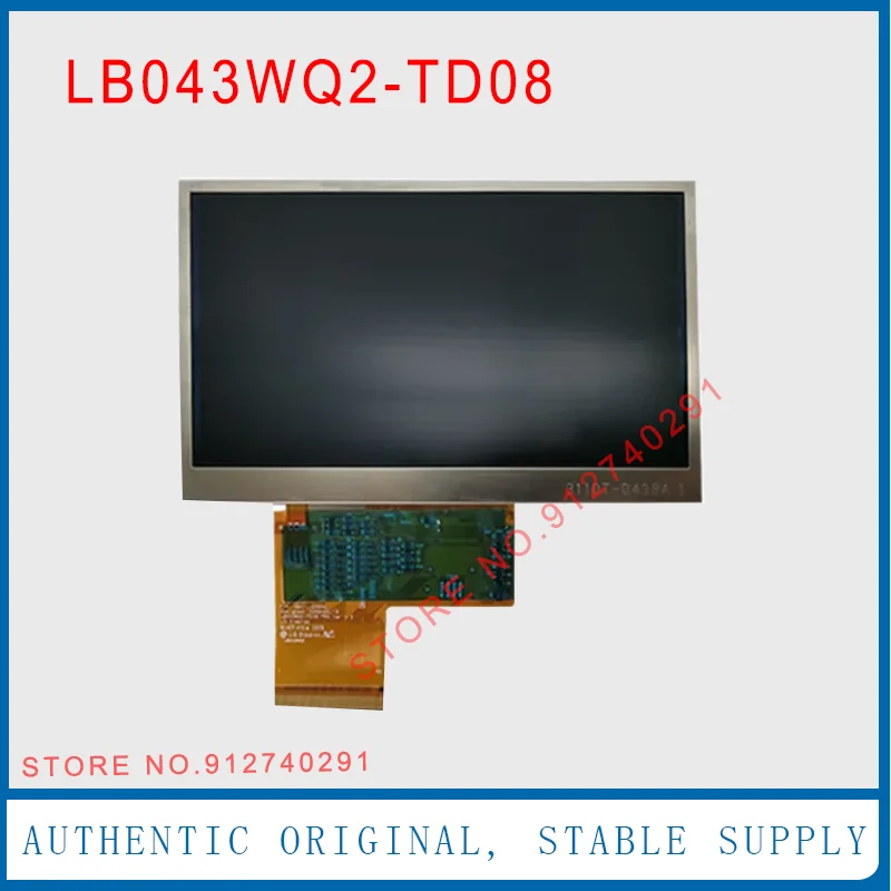 

LB043WQ2-TD08 для оригинального 4,3-дюймового ЖК-экрана LB043WQ2 TD08 480*272