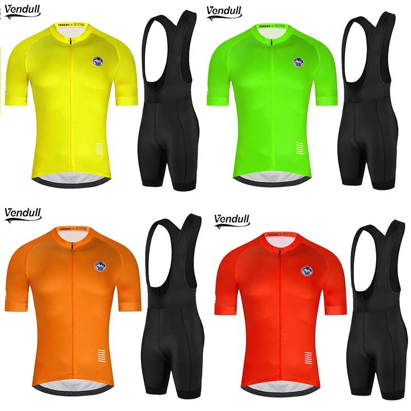 

Vendull summer road cycling short sleeved cycling set, breathable men's Mtb sports set