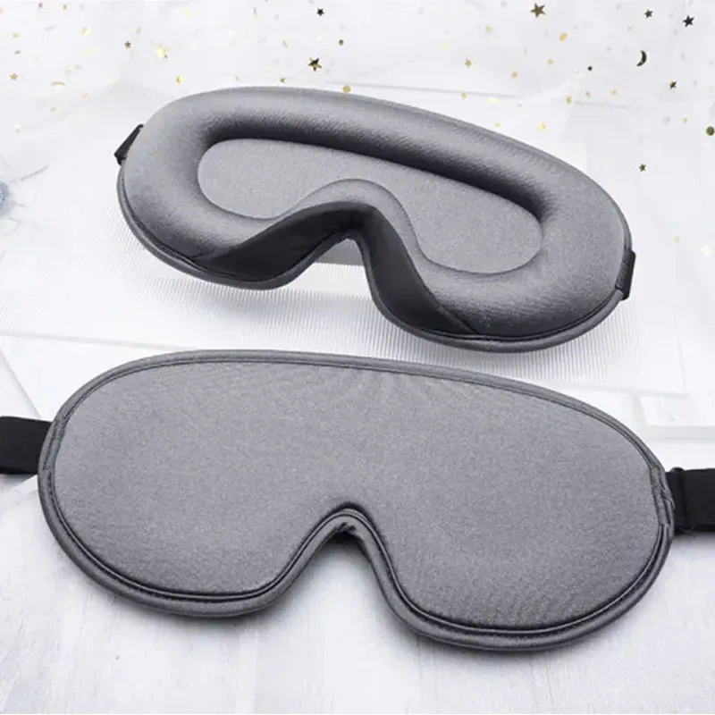 Slim Silk Sleeping Mask Soft Smooth Sleep Mask For Eyes Travel Shade Cover Rest Relax Sleeping Blindfold Eye Cover Sleeping Aid