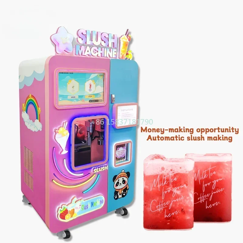 

Best Selling Cold Slush Vending Machine Fully Automatic Delicious Slushie Making Machine Commercial Slush Ice Cream Machine