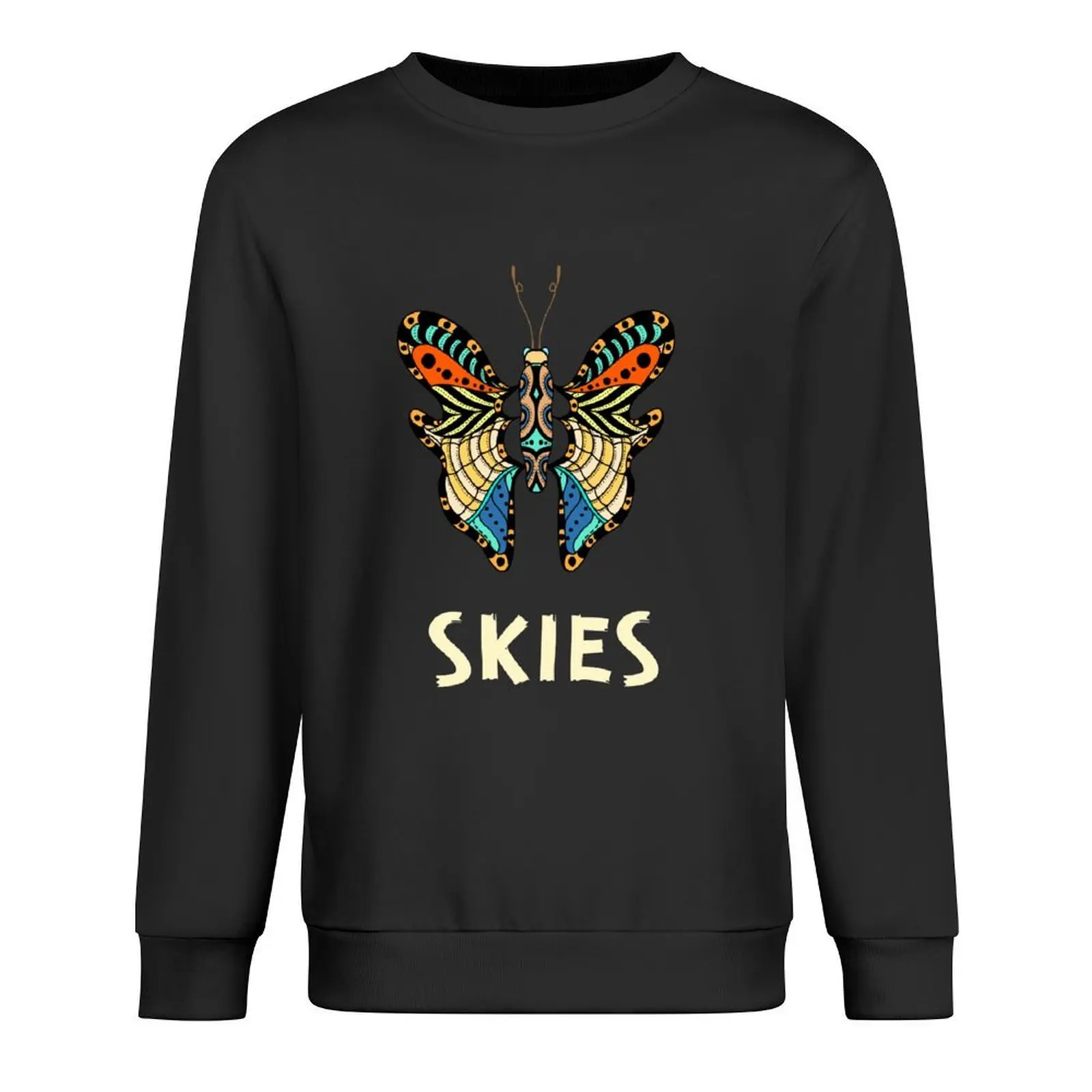 

Lil Skies Hip Hop Butterfly Pullover korean style clothes aesthetic clothing autumn clothes male clothes sweatshirts men