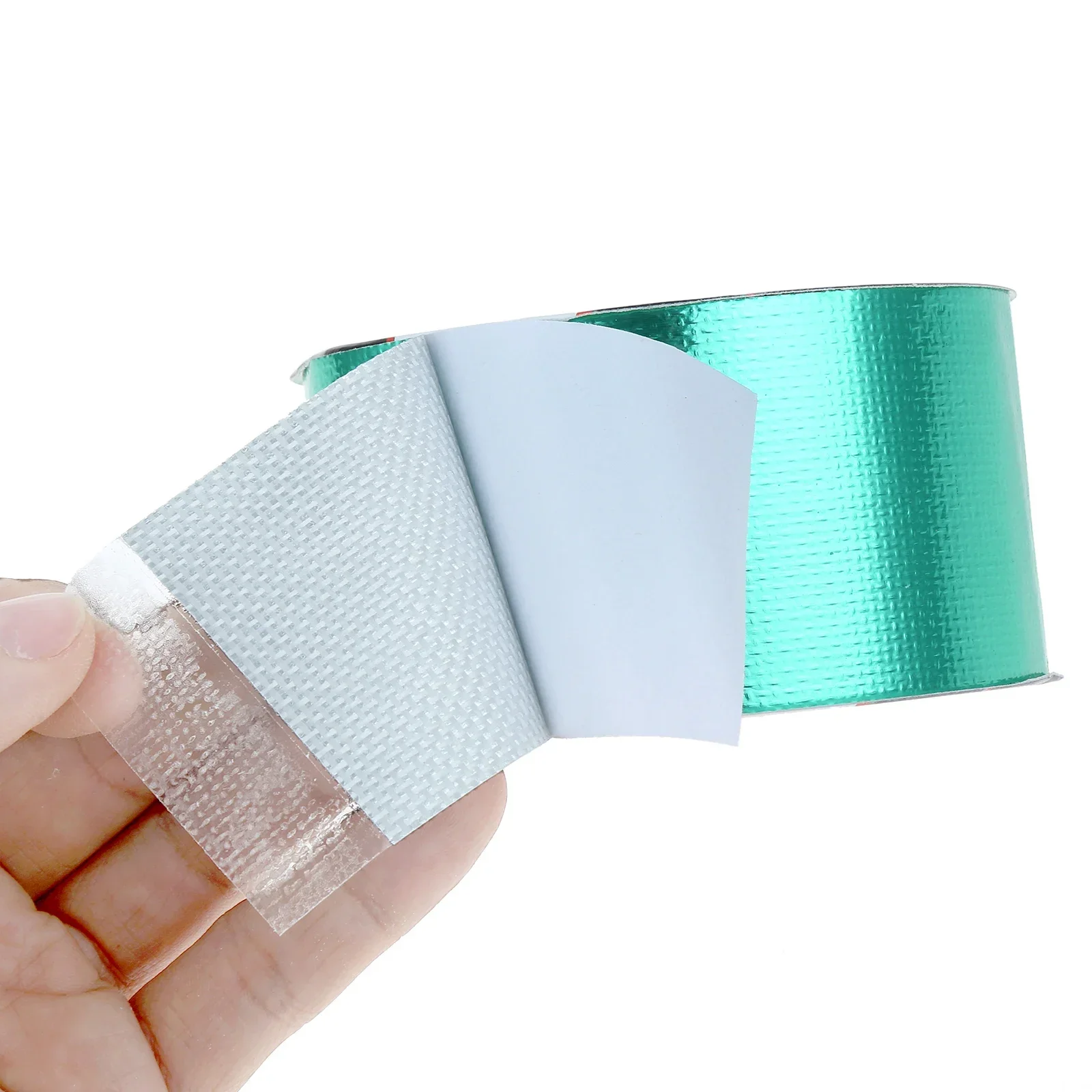 1 Rol 5M Waterdicht Pvc Tent Reparatie Tape Sterke Vezel Zeildoek Plakband Buiten Luifel Repareren Gegomde Tape Film Reparatie