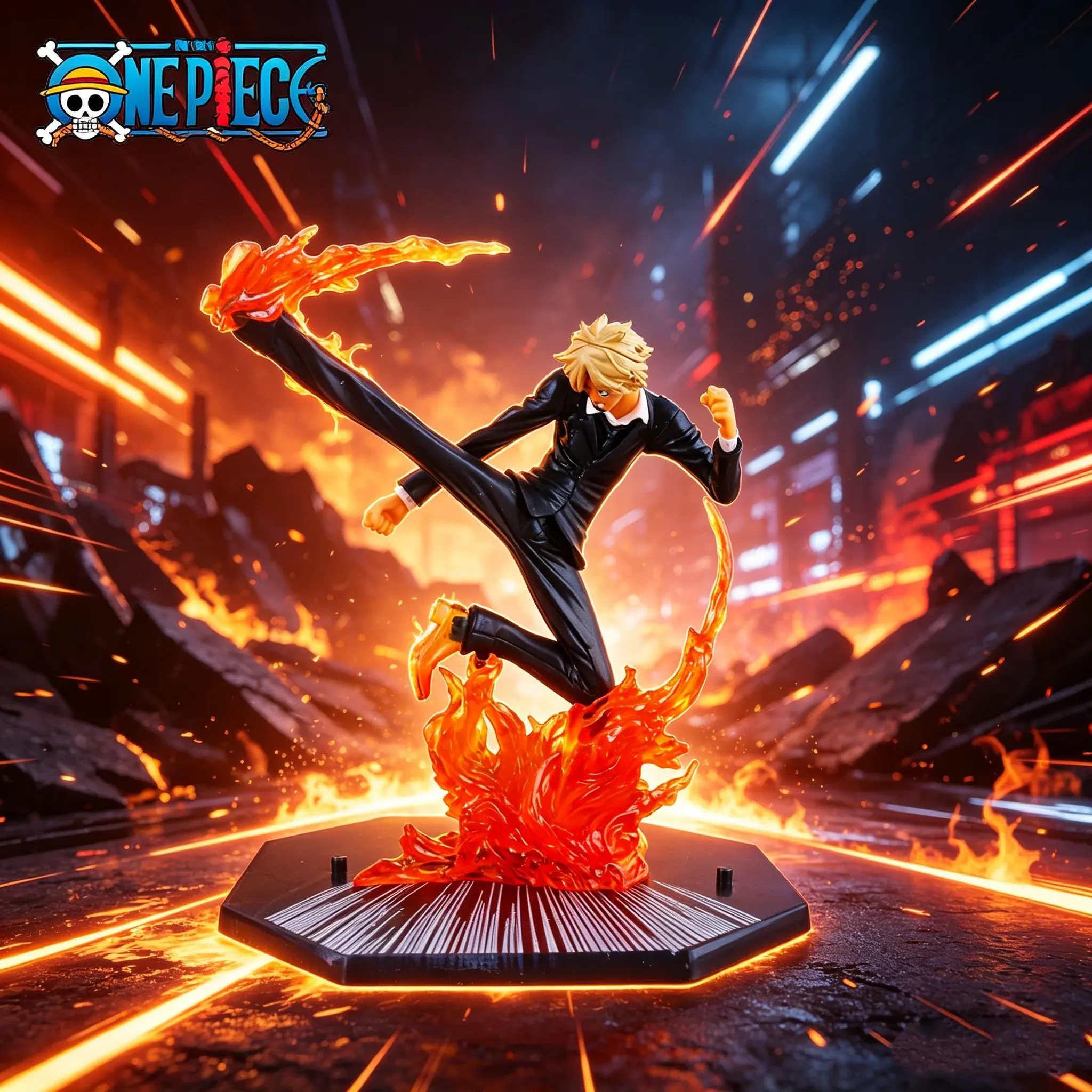 New One Piece Anime Figure Fire Fist Luffy Ace Sanji Battle Model Dolls PVC sabo Action Figurine Zoro Ghost Three-Knife Toys