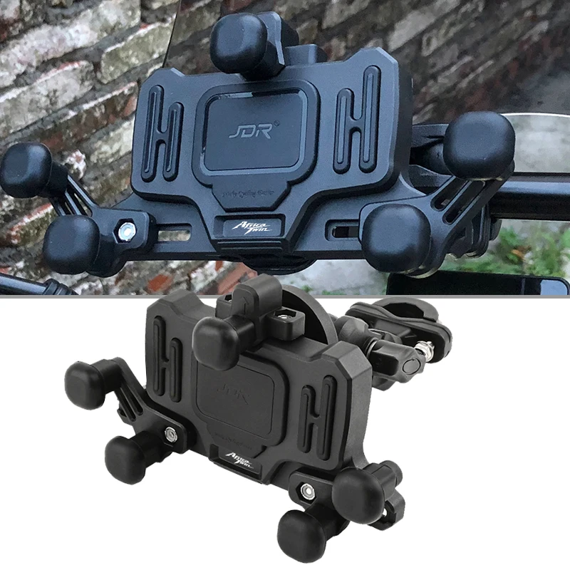 

For Honda Africa Twin CRF 1100 1000 L CRF1100L CRF1000L 1100L XRV 750 Motorcycle GPS Phone Holder Stand Absorber Phone Stand