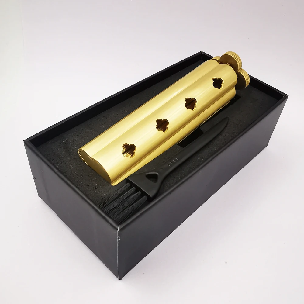 Classic Solid Brass Cigarette Rolling Machine 6.5MM Size 70/78MM Paper Smoke Hand Manual Tobacco Roller Handmade