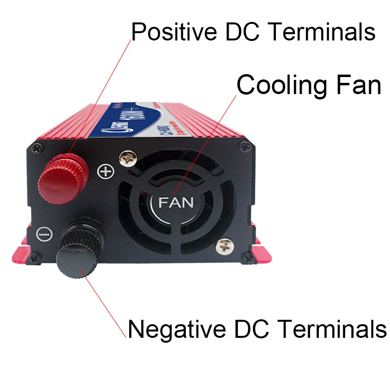 Imagem -03 - Inversor de Onda Senoidal Pura 12v 220v Potência 1600w 2200w 3000w Inversores Solares para Carros Único Conversor de Exibição Digital