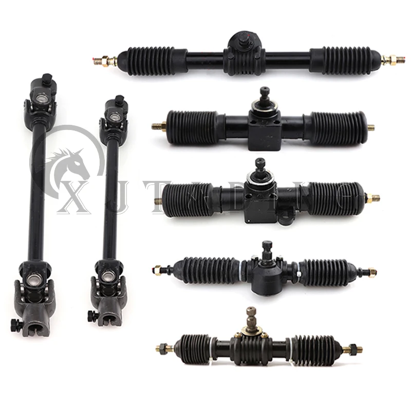 Go Kart 300mm 320mm 420mm Przekładnia kierownicza z wspomaganiem pasuje do DIY Chiny ATV Karting UTV Buggy Quad Bike Akcesoria