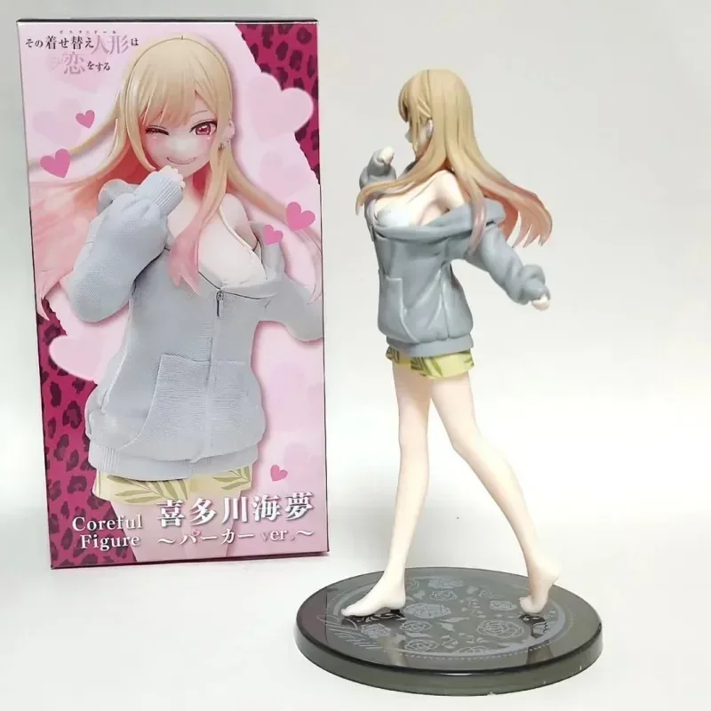 Original Marine Kitagawa My Dress-Up Darling Coreful Figure Hoodie Ver. Anime Peripheral Action Figurine Model Gk Toy Kid Gift