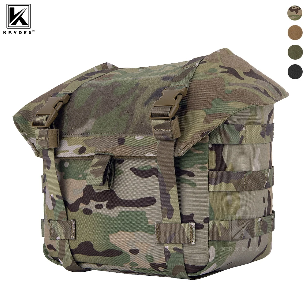 

Тактическая поясная сумка KRYDEX MOLLE для охоты, походов, бушкрафта, кемпинга и активного отдыха