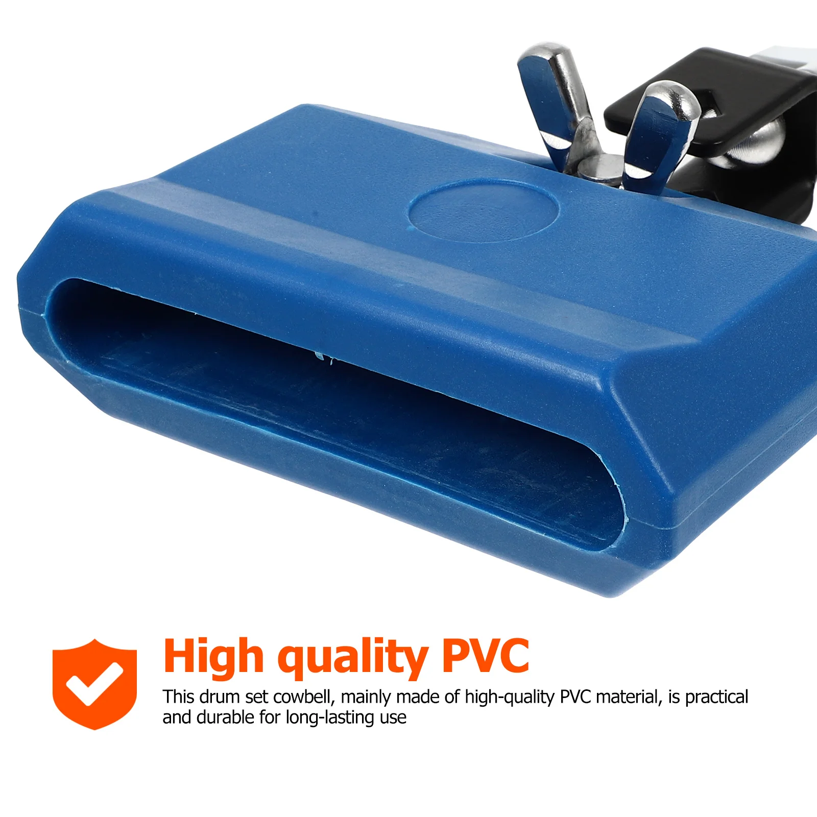 

High Quality Drum Kit Cowbell Solid Build Excellent Sound Output Perfect for Practice Performance Reliable Percussion Instrument