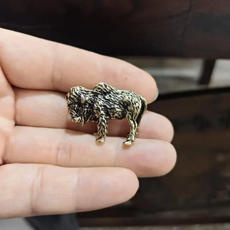 【MA】Vintage Mini Brass Sheep Figurine Retro Lamb Statue Farm Animal Desktop Ornament 2027 New Year Gifts