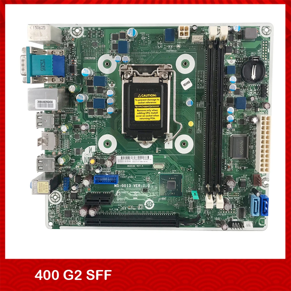 

100% Working Desktop Motherboard For HP For 400 G2 SFF MS-G013 804372-001 804372-601 803189-001 Fully Tested