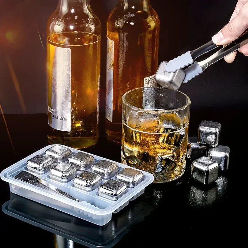Набор из 4/6/8 многоразовых ох – обзор и цена Whiskey Stone Set