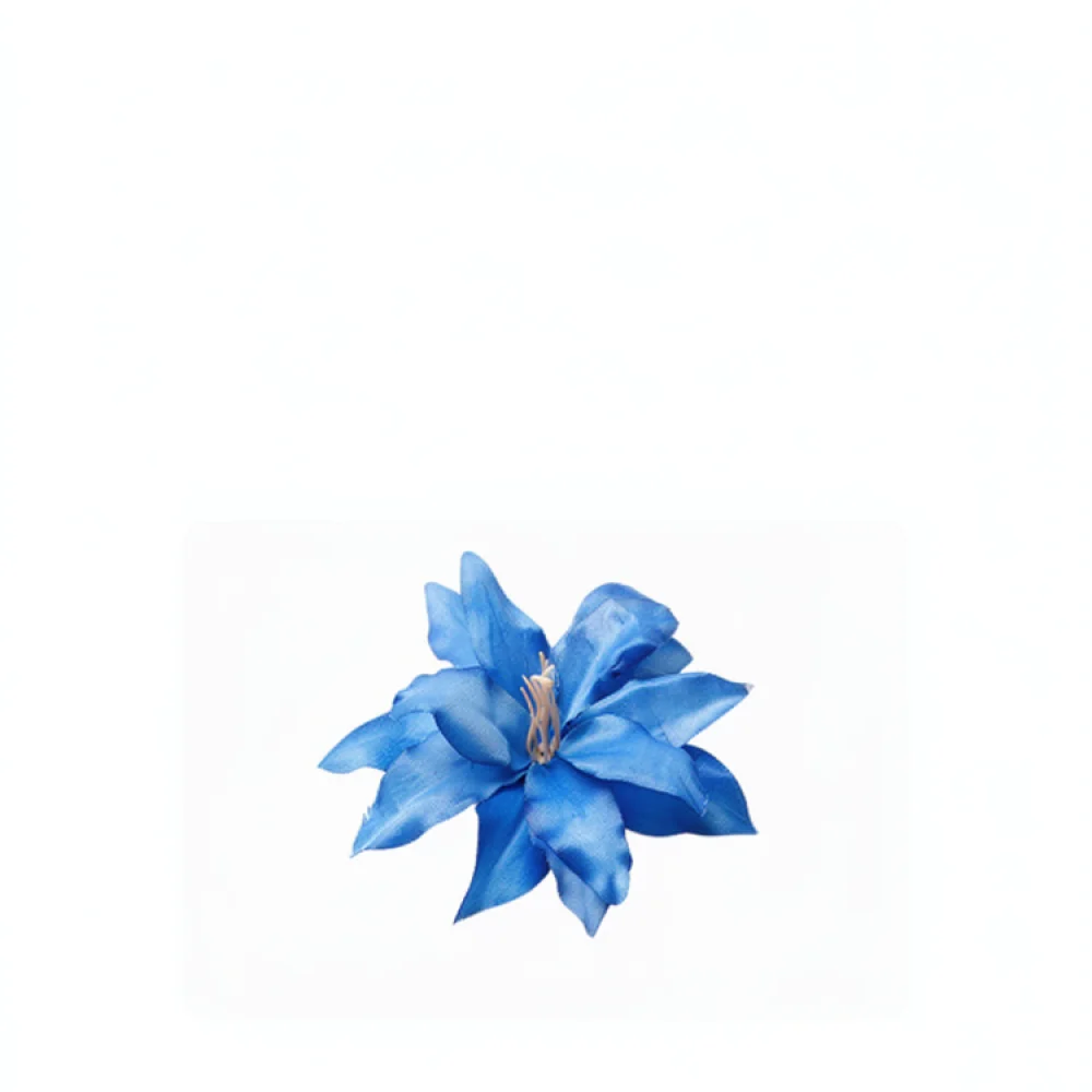 Hibiscus Flower Hair Accessory Tropical Beach Styling Realistic Floral Side Clip Women Summer Vacation Hairpins