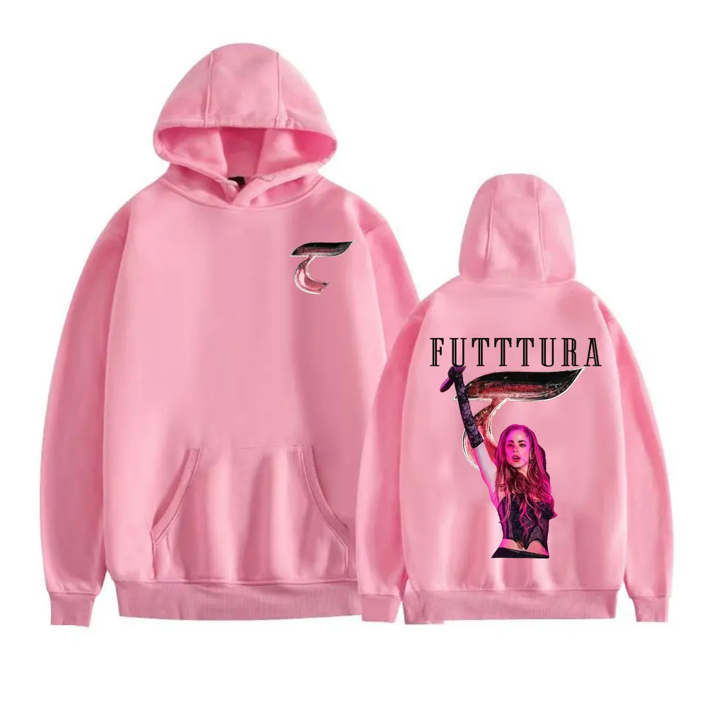 ألبوم تيني ستوسيل فودريا 2025 جولة هوديس الرجال النساء جماليات عتيقة بلوزات شارع العليا Bodywarmer كم طويل مقنع