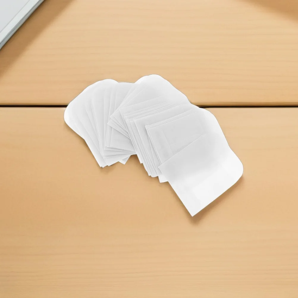 50 قطعة أكياس المجوهرات واضحة ورقة مسطحة مغلفات صغيرة التعبئة والتغليف الشفاف وجبة خفيفة علاج حفلة لصالح تنظيم أكياس #3