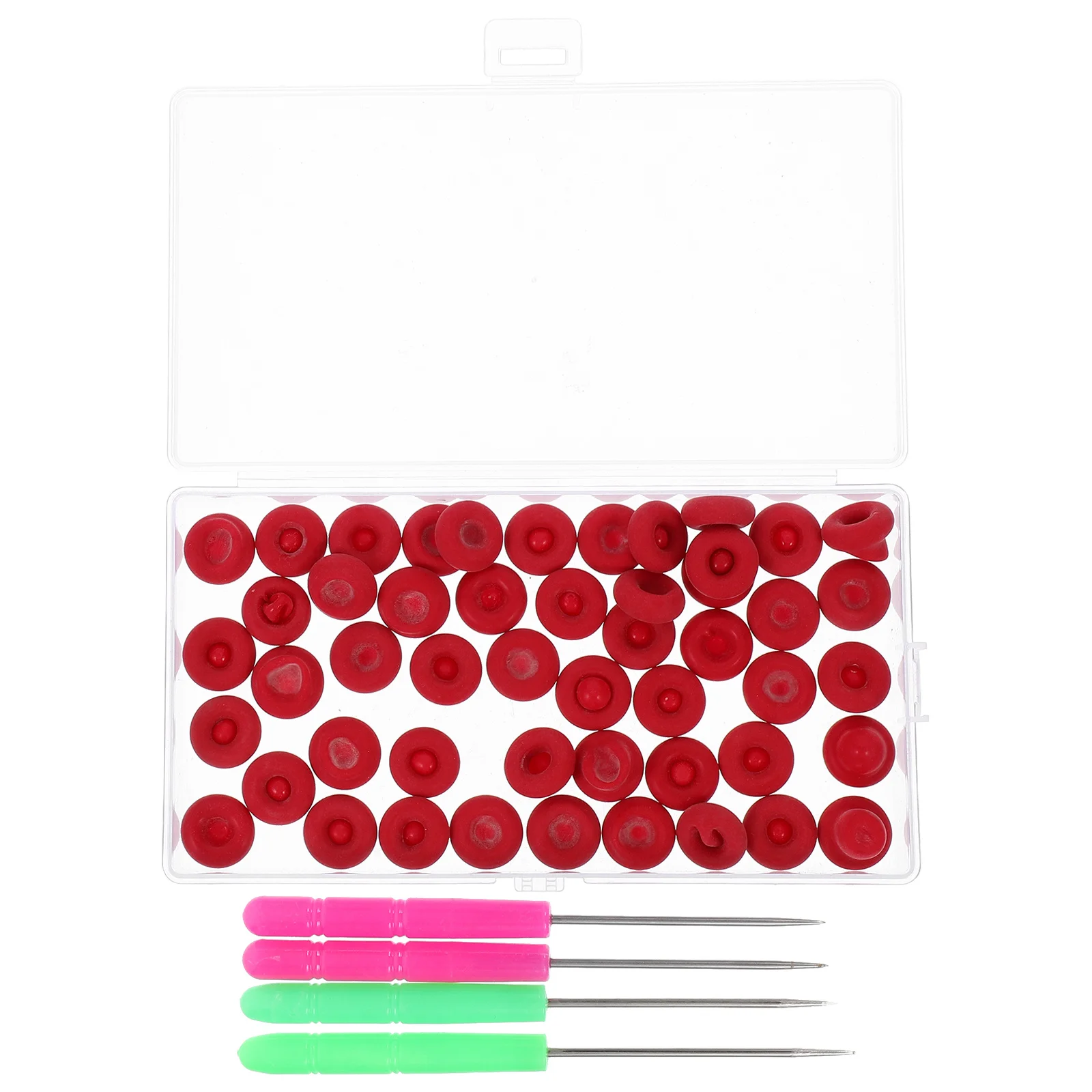 

54Pcs Seal Cap Set Glass Glue Mouth Covers Leak Proof Sleeve for Adhesive Bottle Protective Covers Needle Kit