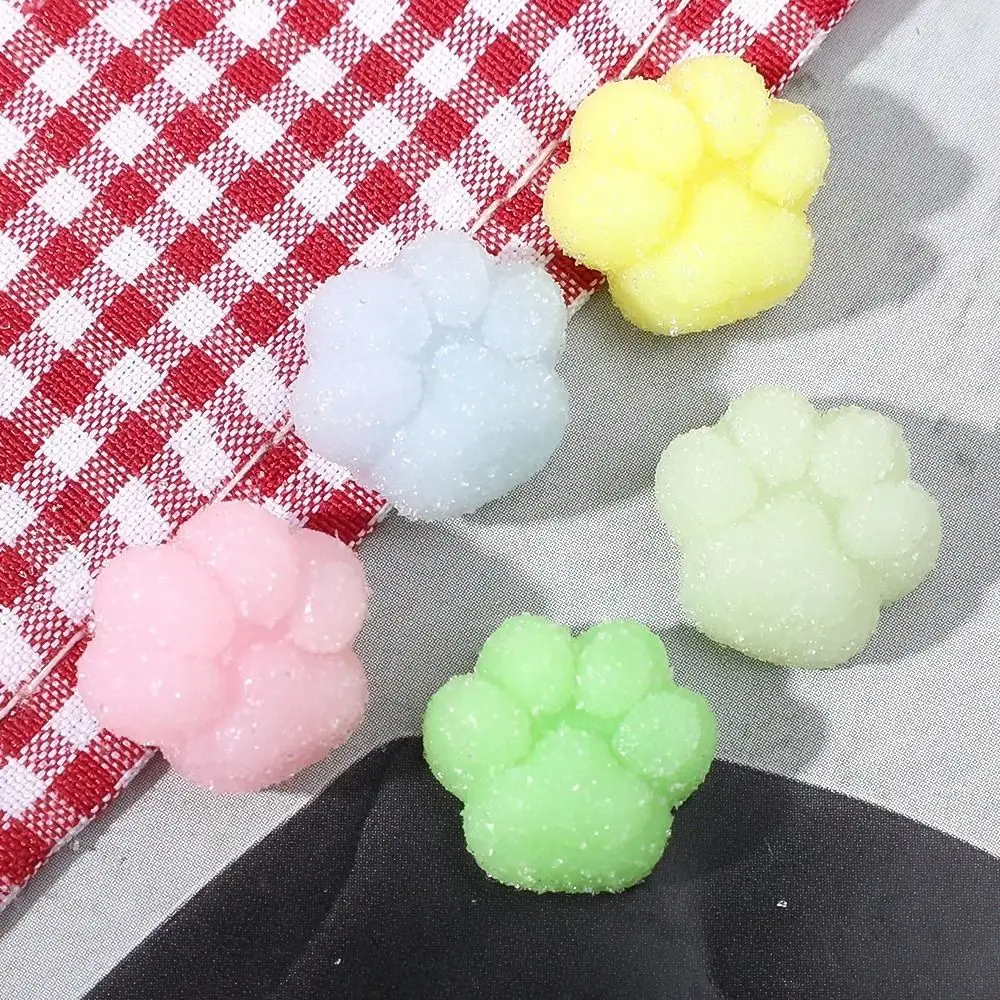 10pcs New TPR Mini Cat's Paw Squeeze Creative Kawaii Decompression Toy Baby Children Gift Retractable Toys Cat's Paw Pinch Toy