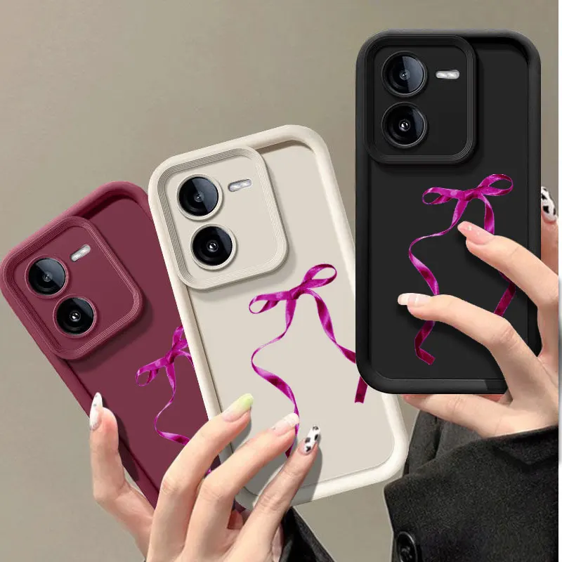 Coquette Fashine Case For VIVO Y02 Y03 Y15S Y16 Y17 Y17S Y21 Y22S Y27 Y35 Y36 Y72 Y75 Y76 Y77 Y78 Y100 5G Soft Cover Funda