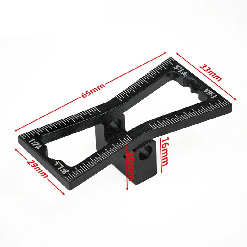 Dovetail Marker kayu Dovetail menandai alat Template Kecil DIY alat pertukangan