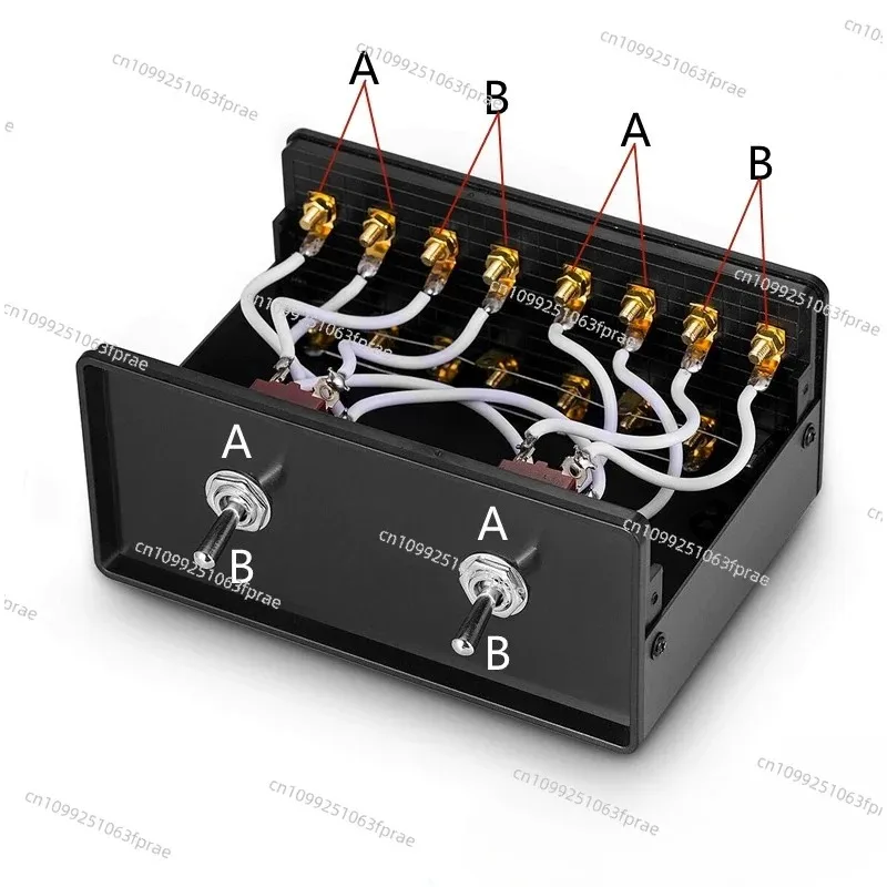 2 pairs, power amplifier/speaker switching switch, two in and two out, A-B audio amplifier, speaker switching dual channel