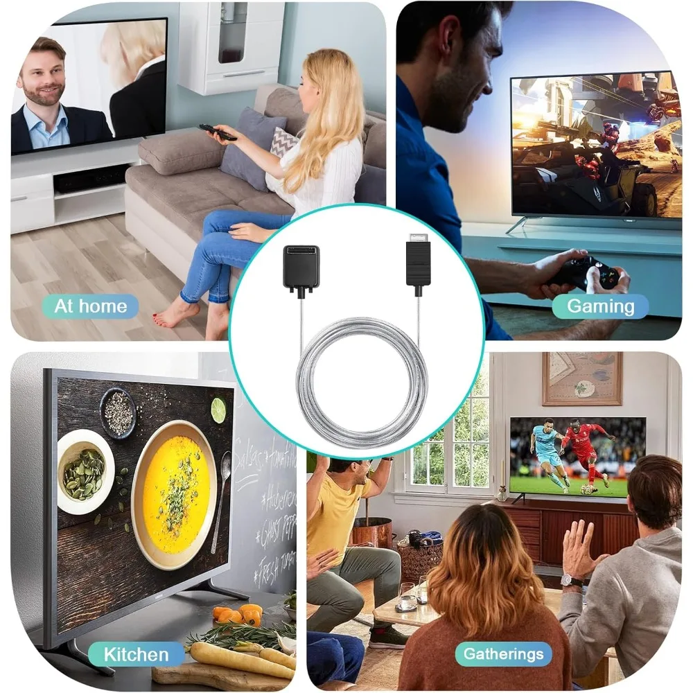 BN39-02395A Kabel One Connect do telewizora Samsung, 5 m/16,4 stopy Jedna niewidoczna optyczna kabel połączeniowy