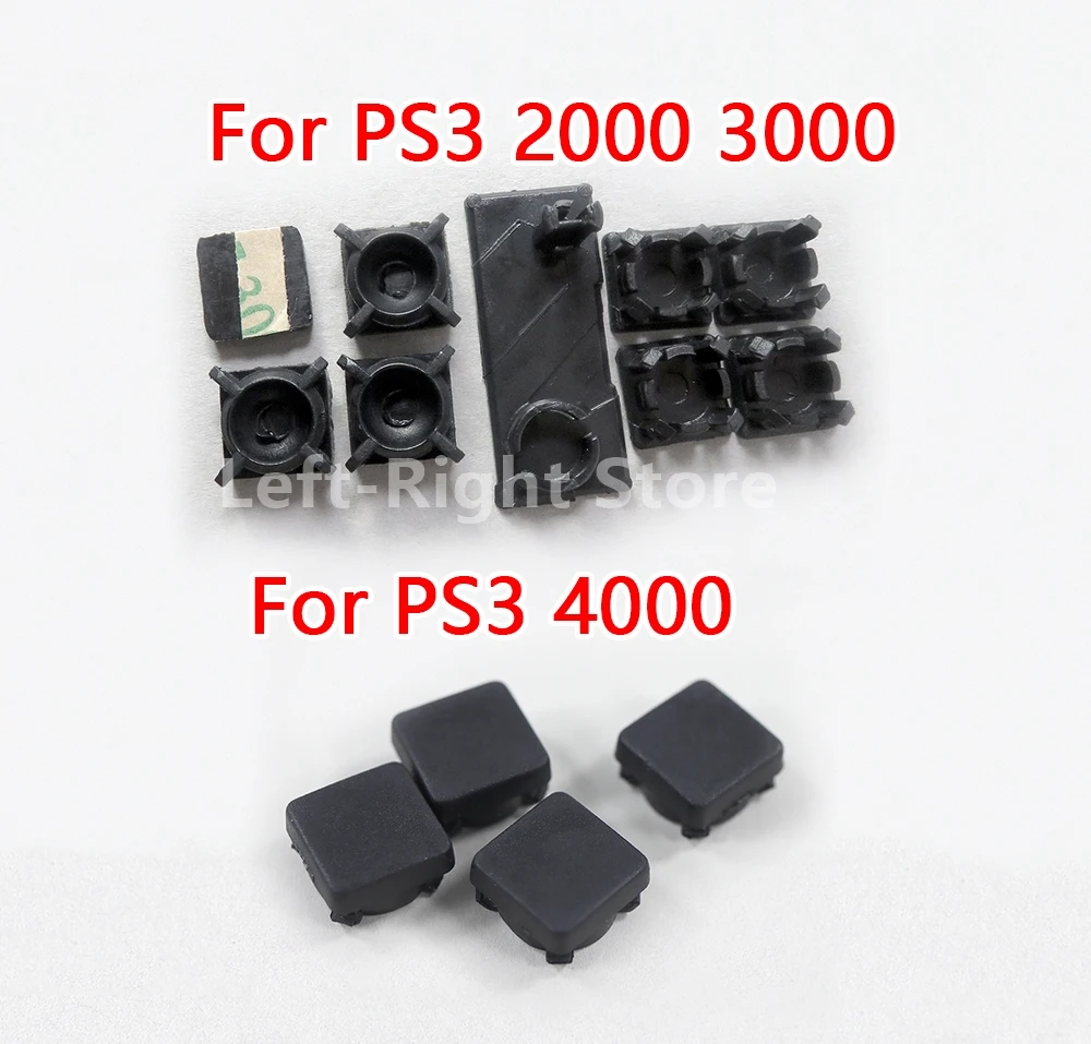 5 zestawów osłon gumowe nóżki na kurz, zestaw osłon plastikowa nakrętka dla Sony PS3 4000 dla Playstation3 PS3 Slim 2000 3000 Host